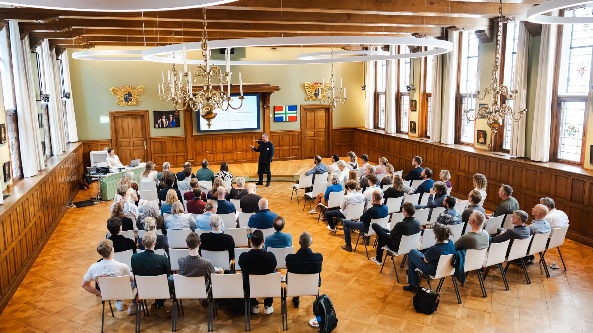 Communitybijeenkomst Deel'm in provinciehuis Groningen